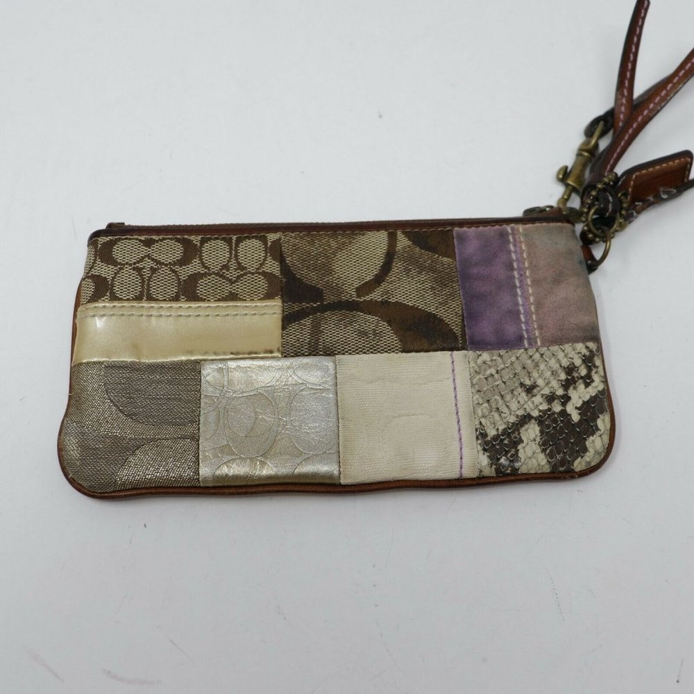 Coach Patchwork Signature Whipstitch Patch Jacqua… - image 4